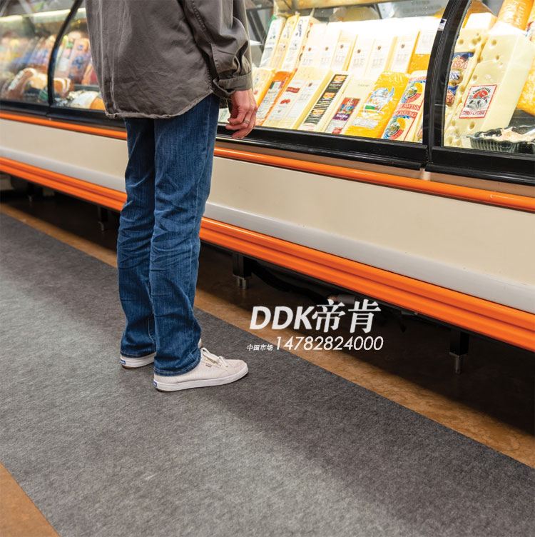 超市冷鮮區防滑地毯，冷鮮區地磚防滑墊