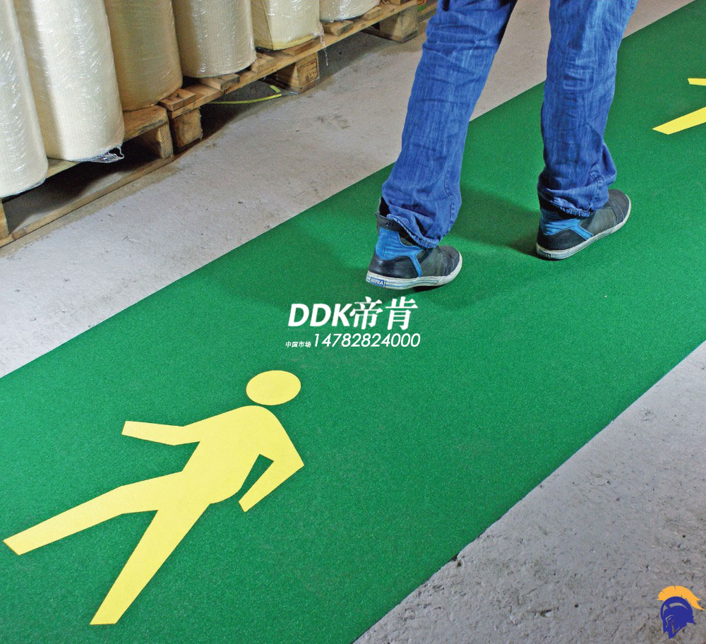 人行通道地毯，警示地膠，防滑地毯